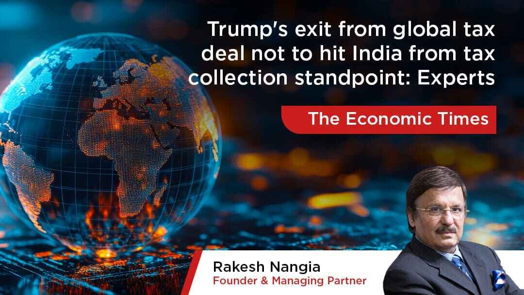 Trump’s exit from global tax deal not to hit India