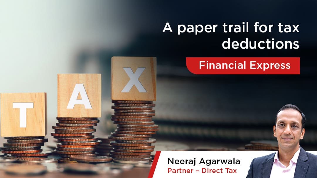 A paper trail for tax deductions